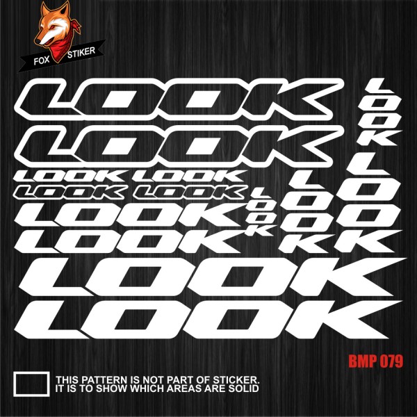 Bicycle Frame Decal Stickers LOOK-01
